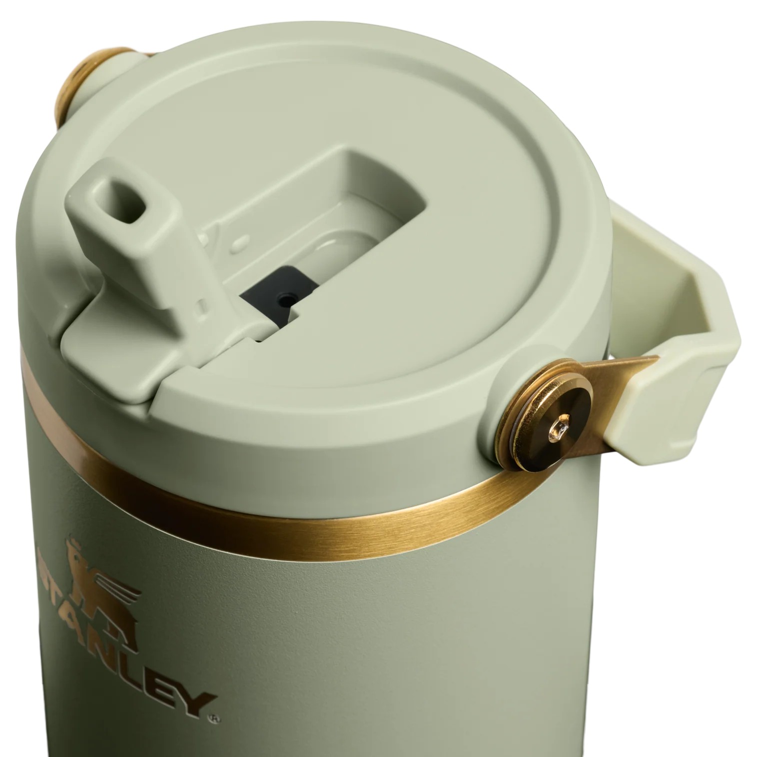 Termo Vaso Stanley Tumbler Ice Flow 887 Ml Dorado - Imagen 6